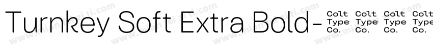 Turnkey Soft Extra Bold字体转换